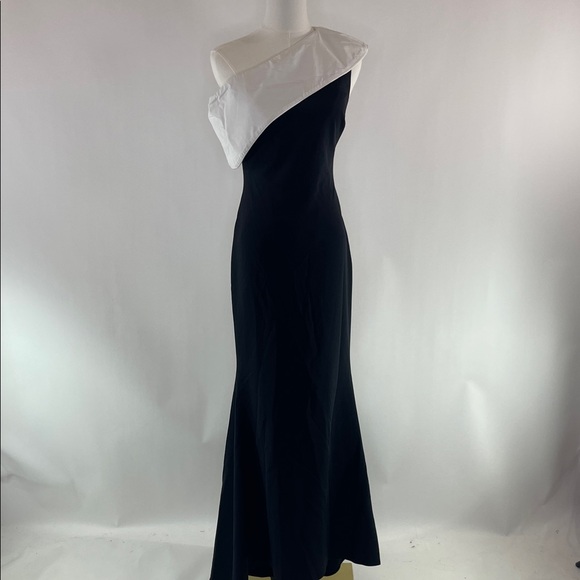 Badgley Mischka One Shoulder Gown, 0 - Picture 7 of 14